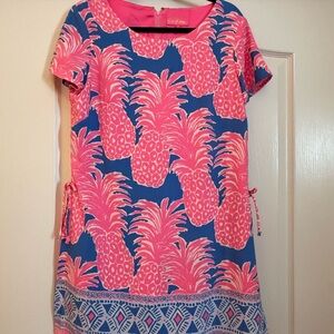 Lilly Pulitzer Women’s Colorful Pineapple Print Romper Dress